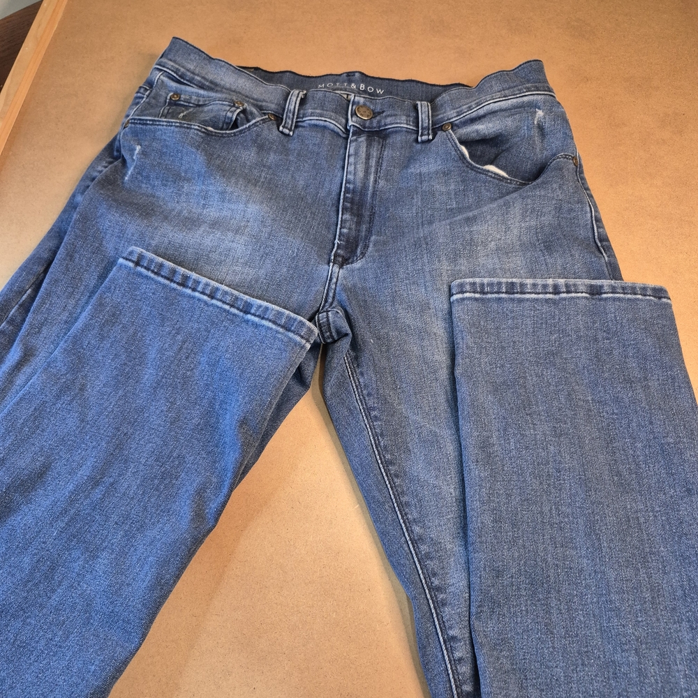 Mott & Bow Men's Slim Jeans - Classic Blue 3231/385